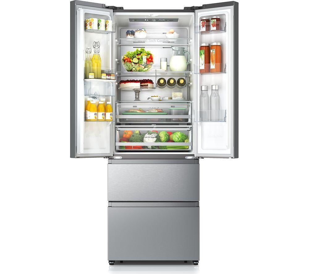 HISENSE PureFlat Slim RF632N4WIE Fridge Freezer - Stainless Steel