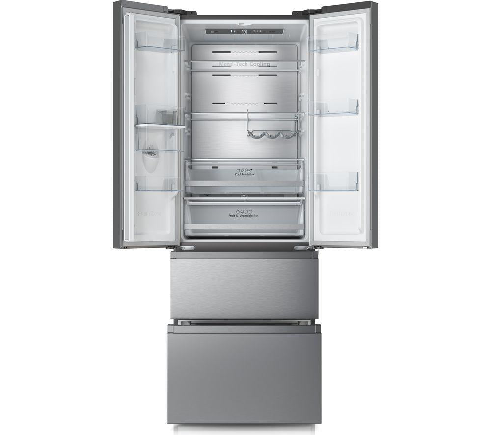 HISENSE PureFlat Slim RF632N4WIE Fridge Freezer - Stainless Steel
