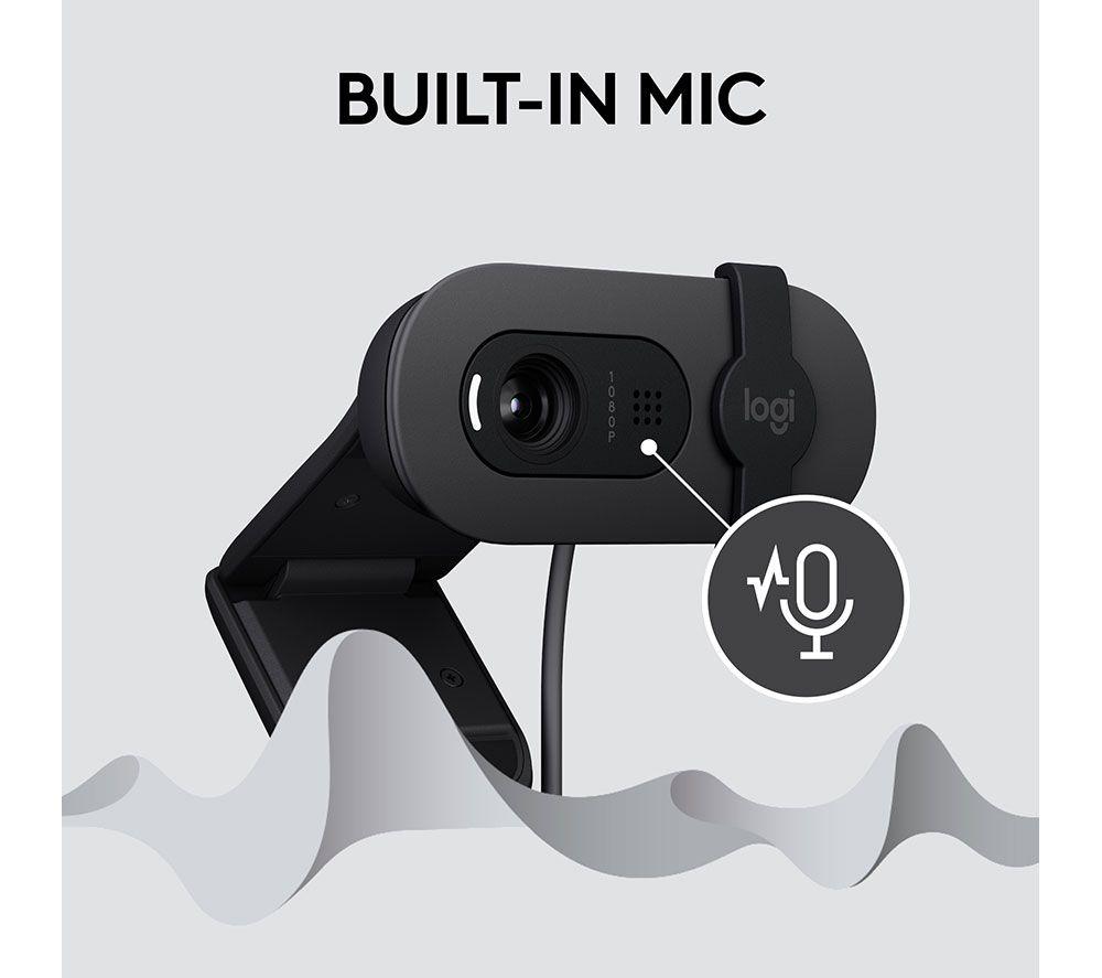 LOGITECH Brio 100 Full HD Webcam - Graphite