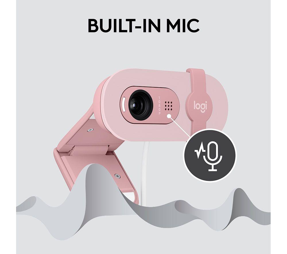 LOGITECH Brio 100 Full HD Webcam - Rose