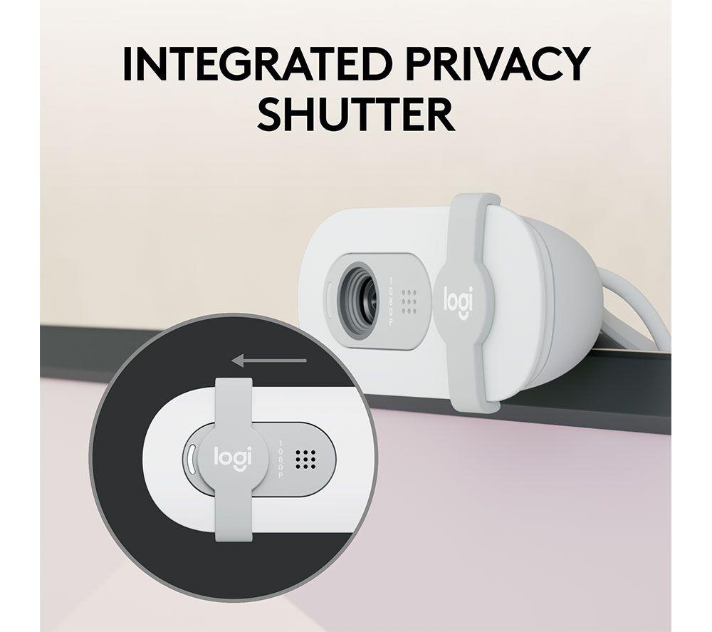 LOGITECH Brio 100 Full HD Webcam - White