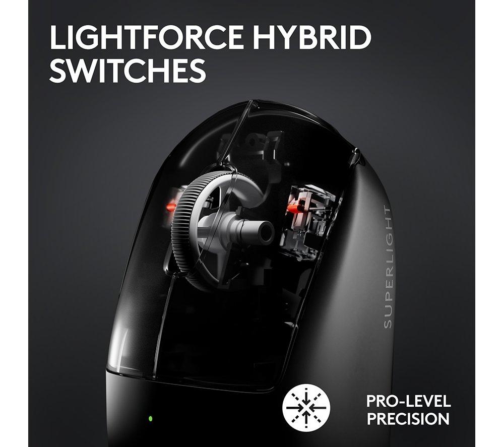 LOGITECH PRO X Superlight 2 Wireless Optical Gaming Mouse - Black