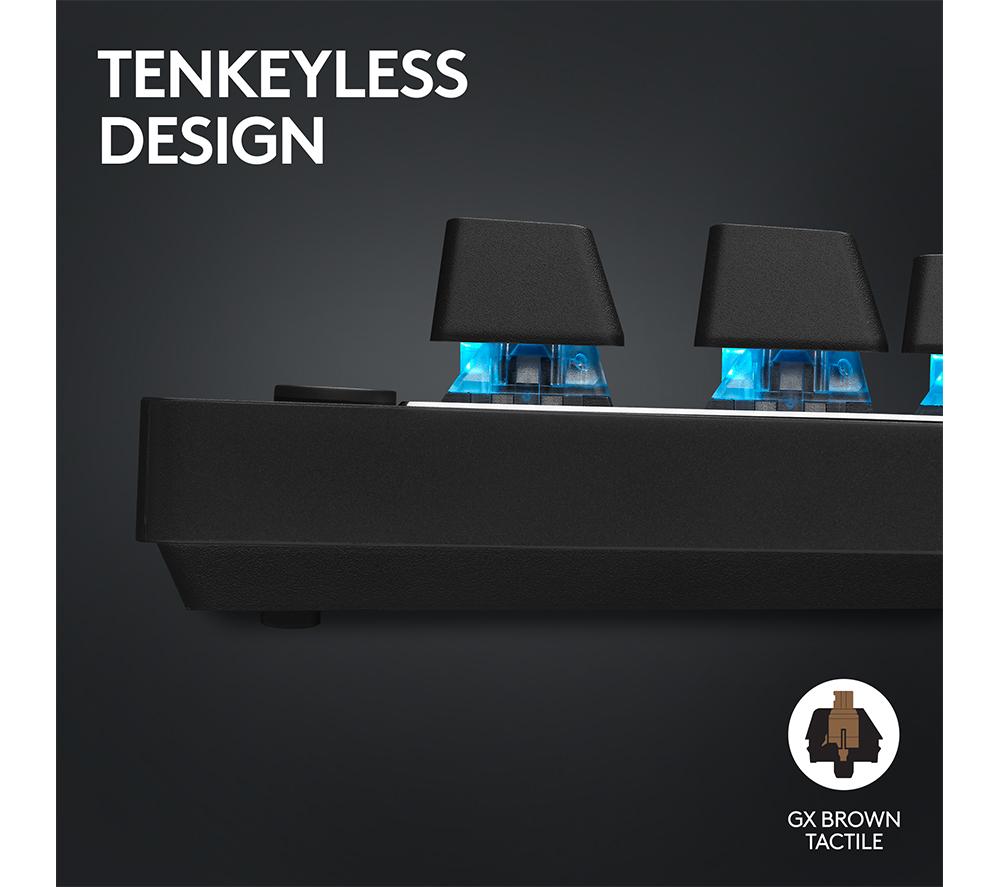 LOGITECH G Pro X TKL LIGHTSPEED Wireless Gaming Keyboard - Black