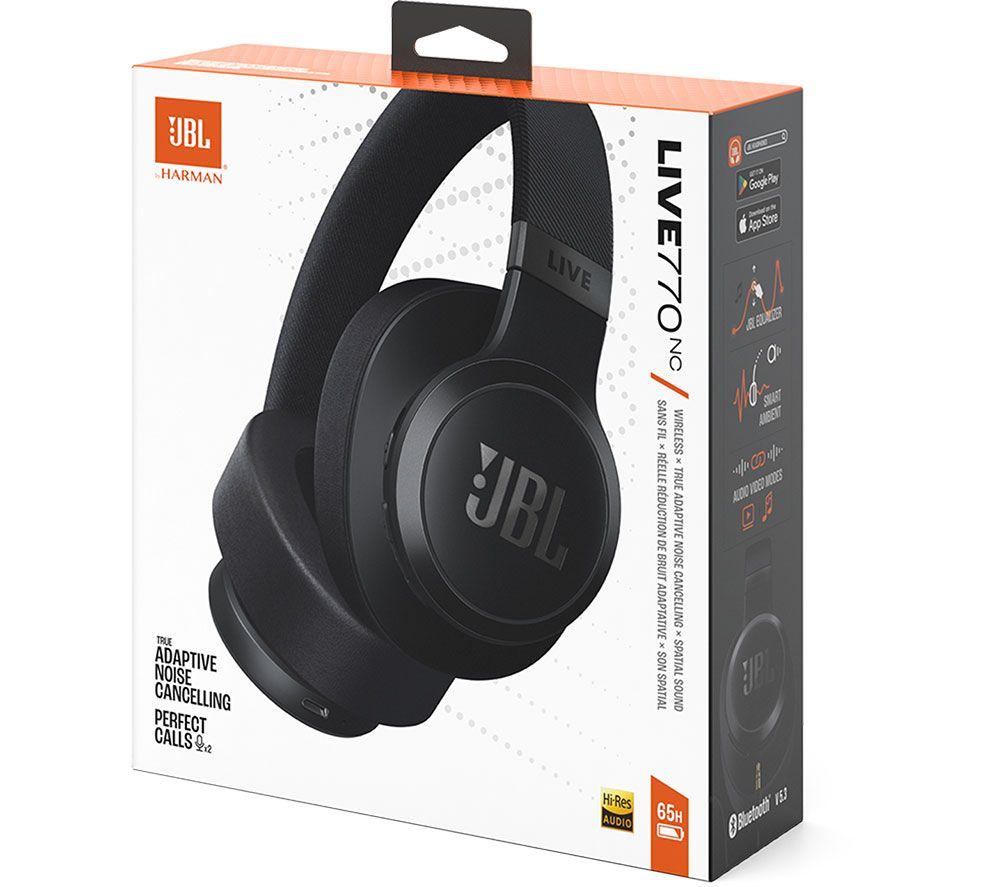 Auriculares inalámbricos con cancelación de ruido Bluetooth JBL Live 770NC - Negro