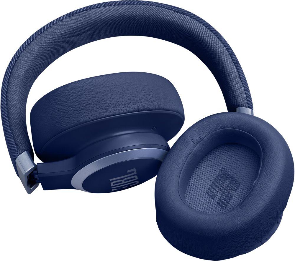 JBL Live 770NC Wireless Bluetooth Noise-Cancelling Headphones - Blue