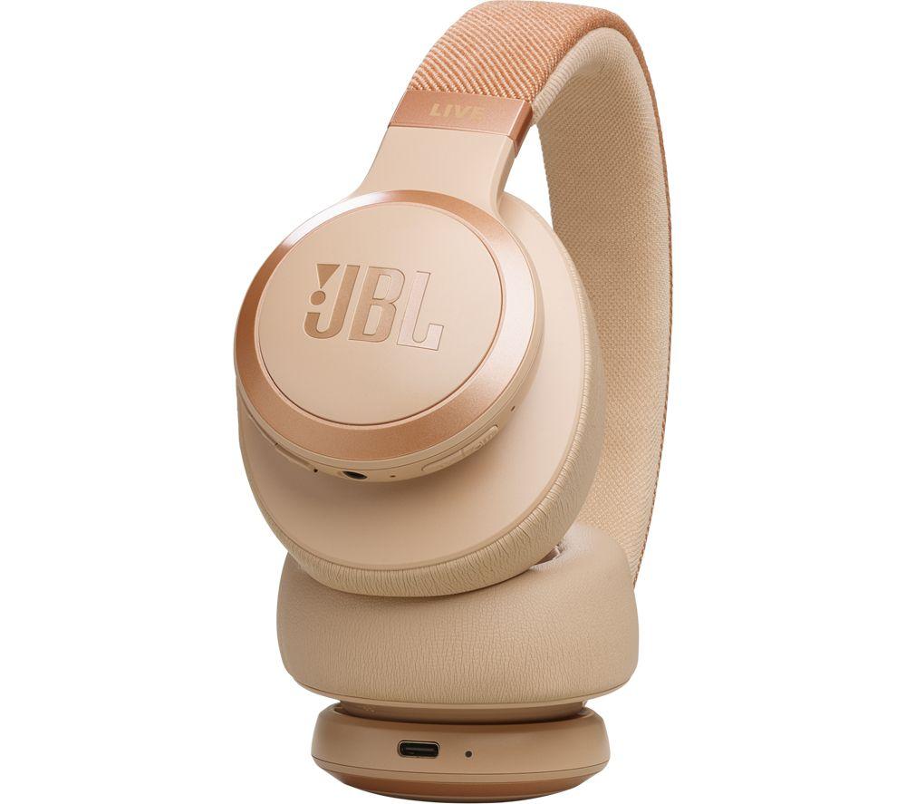 JBL Live 770NC Kabellose Bluetooth Noise-Cancelling Kopfhörer – Sand