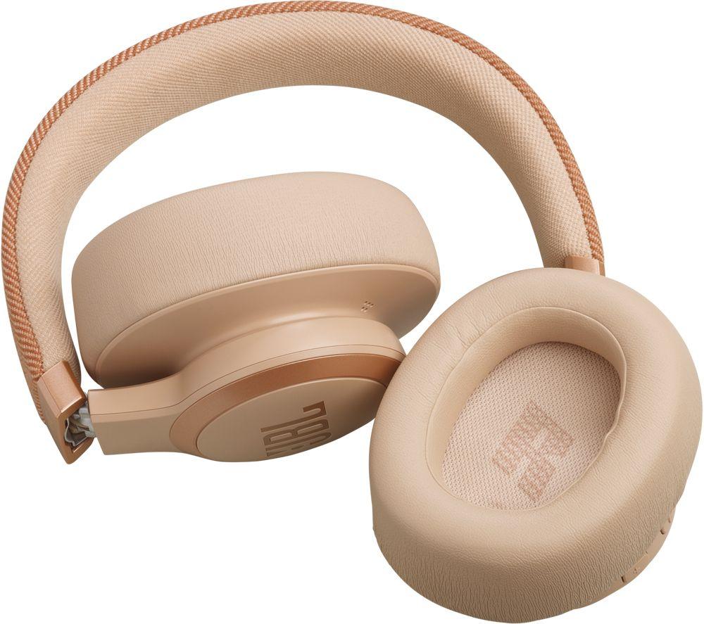 JBL Live 770NC Wireless Bluetooth Noise-Cancelling Headphones - Sand