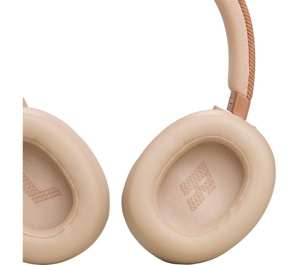 JBL Live 770NC Wireless Bluetooth Noise-Cancelling Headphones - Sand