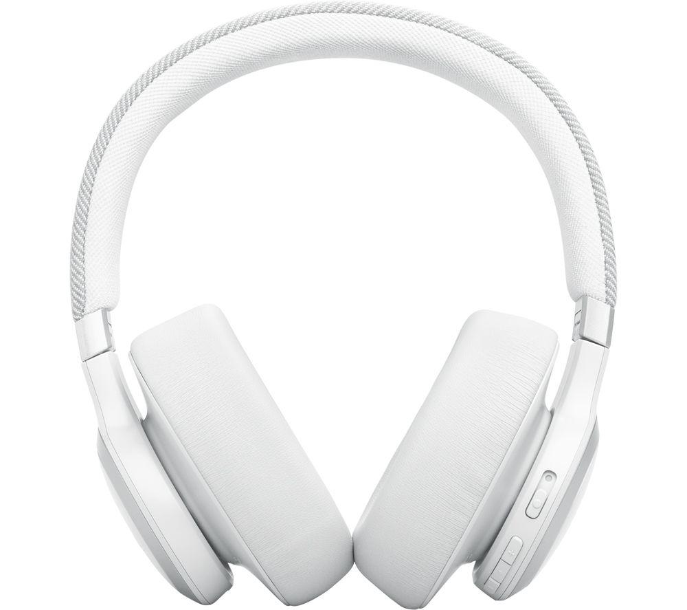 JBL Live 770NC Kabellose Bluetooth-Kopfhörer mit Geräuschunterdrückung – Weiß