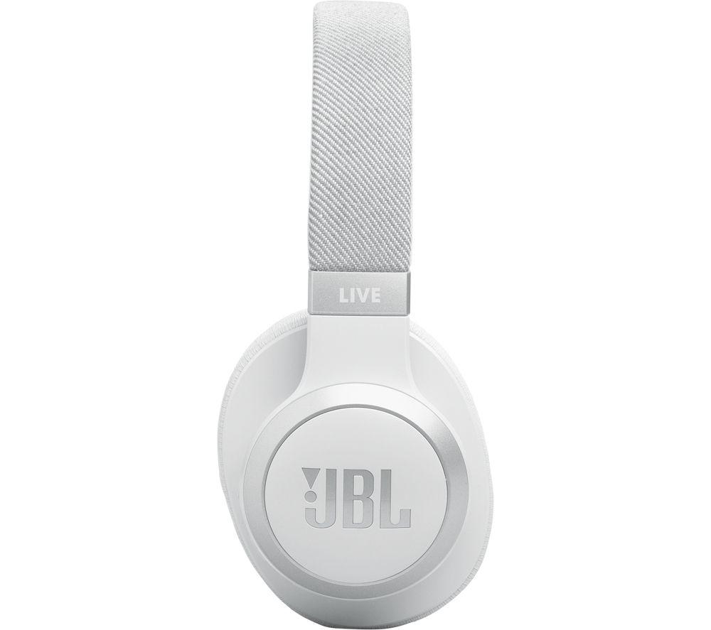 JBL Live 770NC Kabellose Bluetooth-Kopfhörer mit Geräuschunterdrückung – Weiß