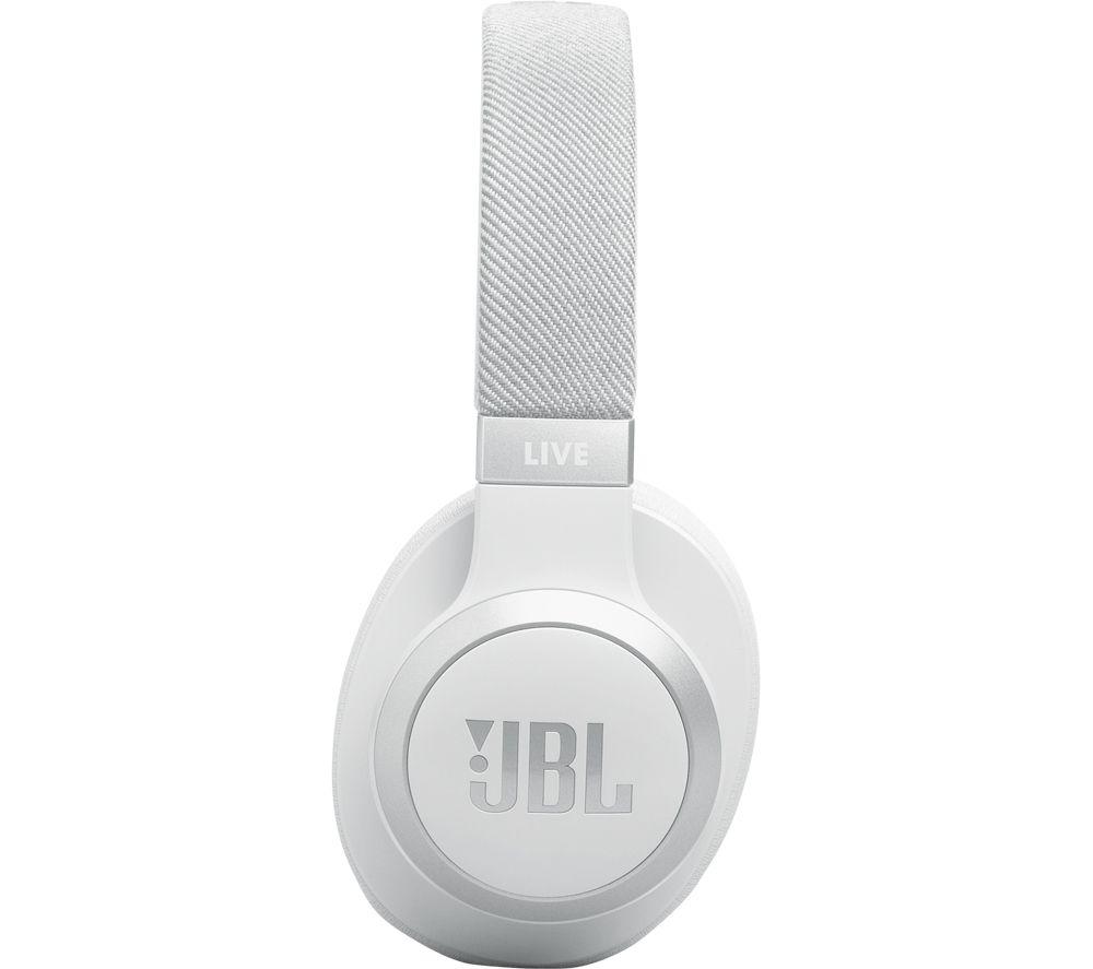 JBL Live 770NC Kabellose Bluetooth-Kopfhörer mit Geräuschunterdrückung – Weiß