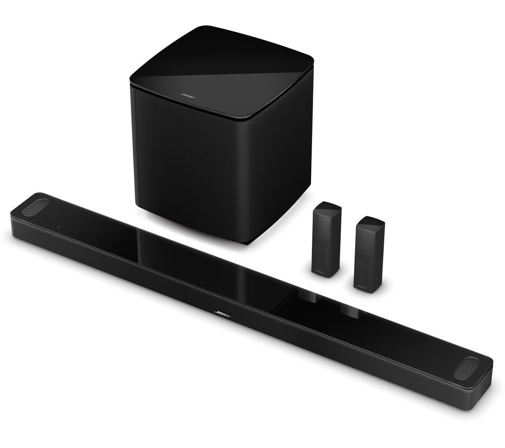 Barra de sonido BOSE Smart Ultra 5.1.2 con Dolby Atmos y Amazon Alexa - Negro