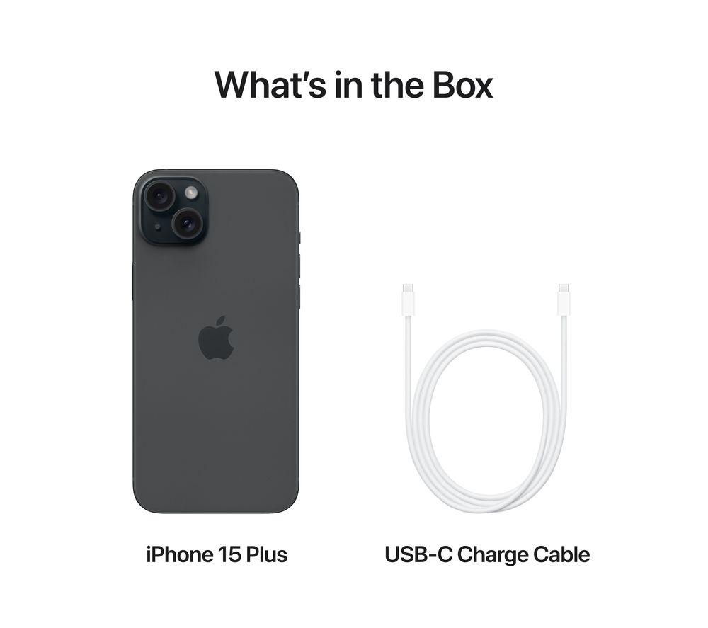 APPLE iPhone 15 Plus - 128 GB, Black