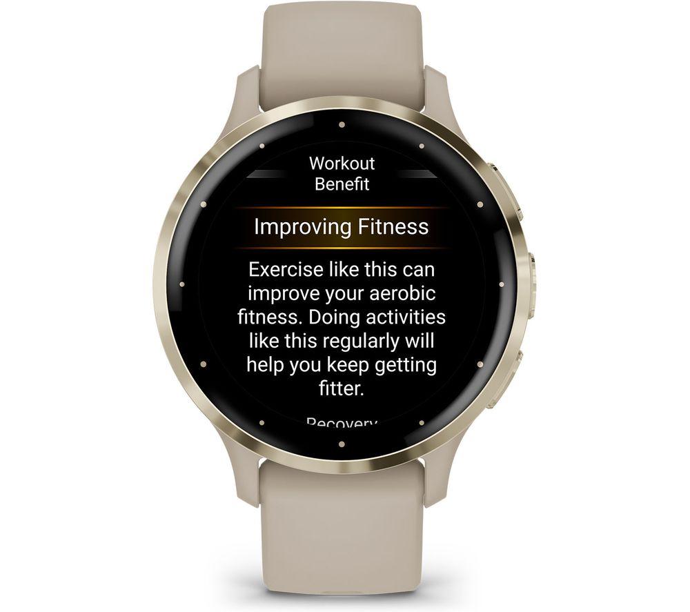 GARMIN Venu 3S - Soft Gold & French Grey