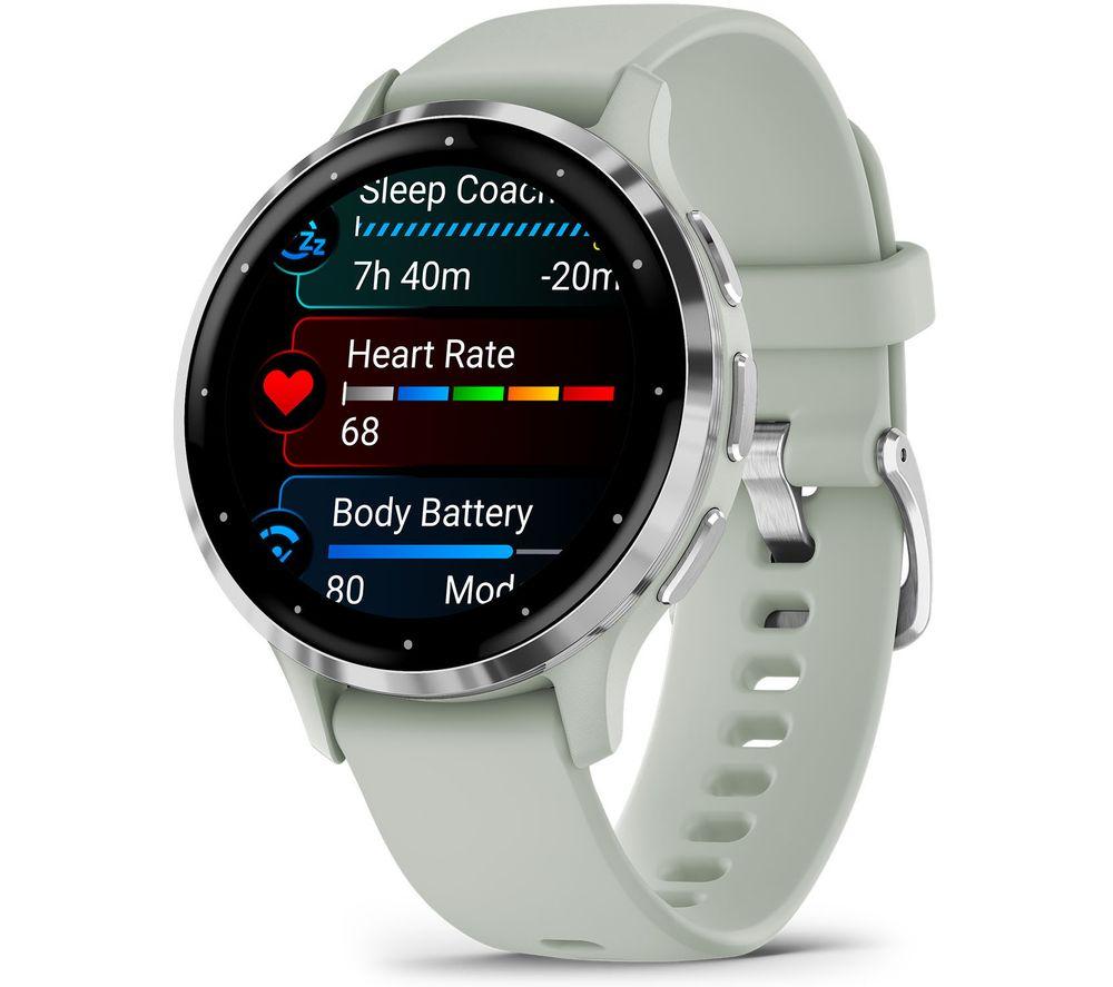 GARMIN Venu 3S - Plata y Gris Salvia