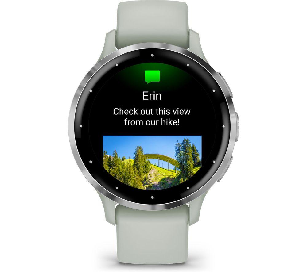 GARMIN Venu 3S - Plata y Gris Salvia