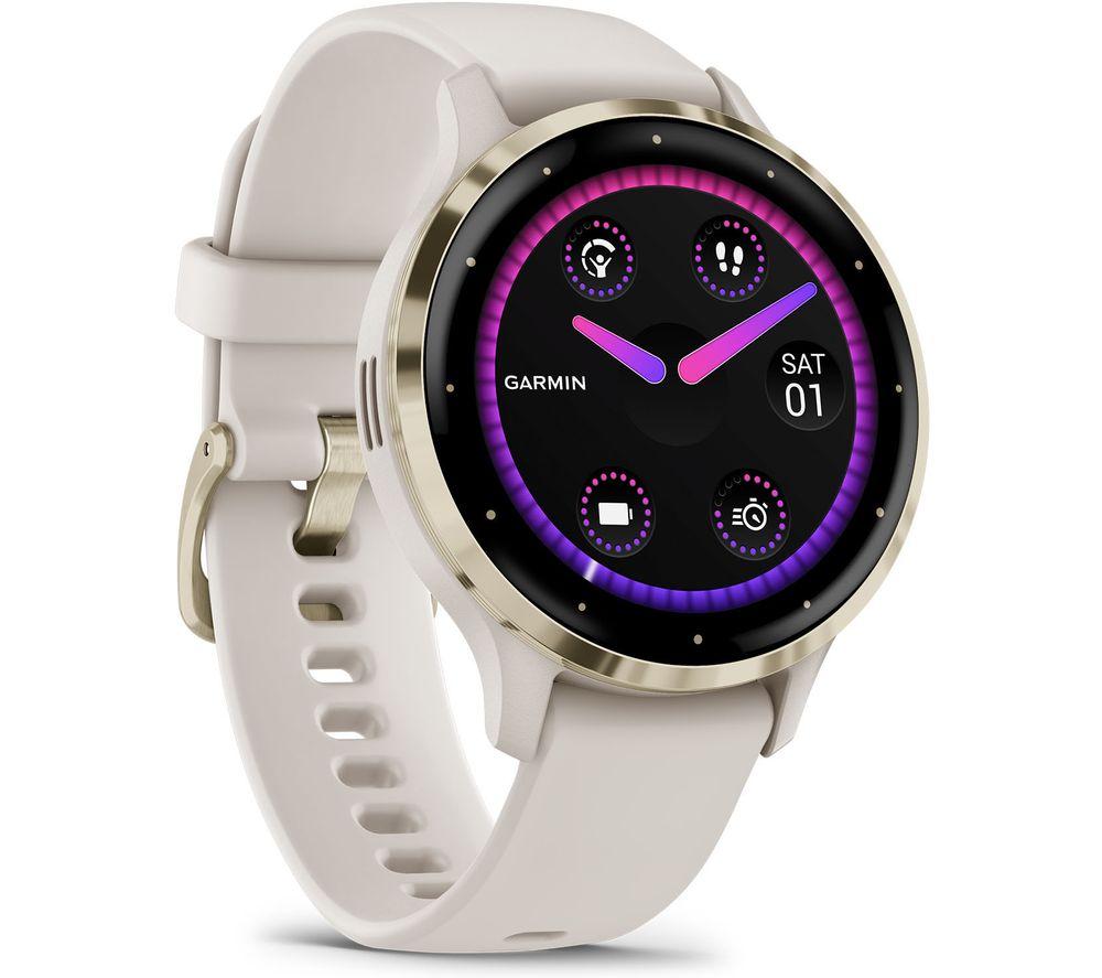 GARMIN Venu 3S - Soft Gold & Ivory