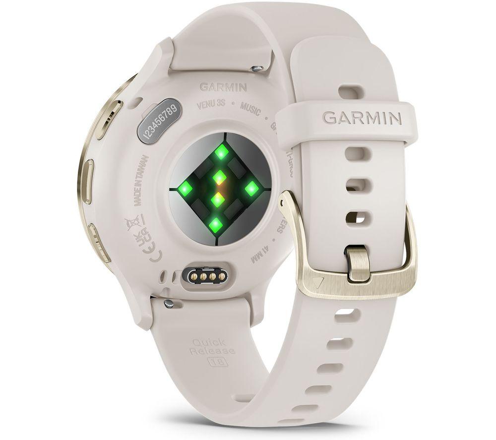 GARMIN Venu 3S - Dorado suave y Marfil