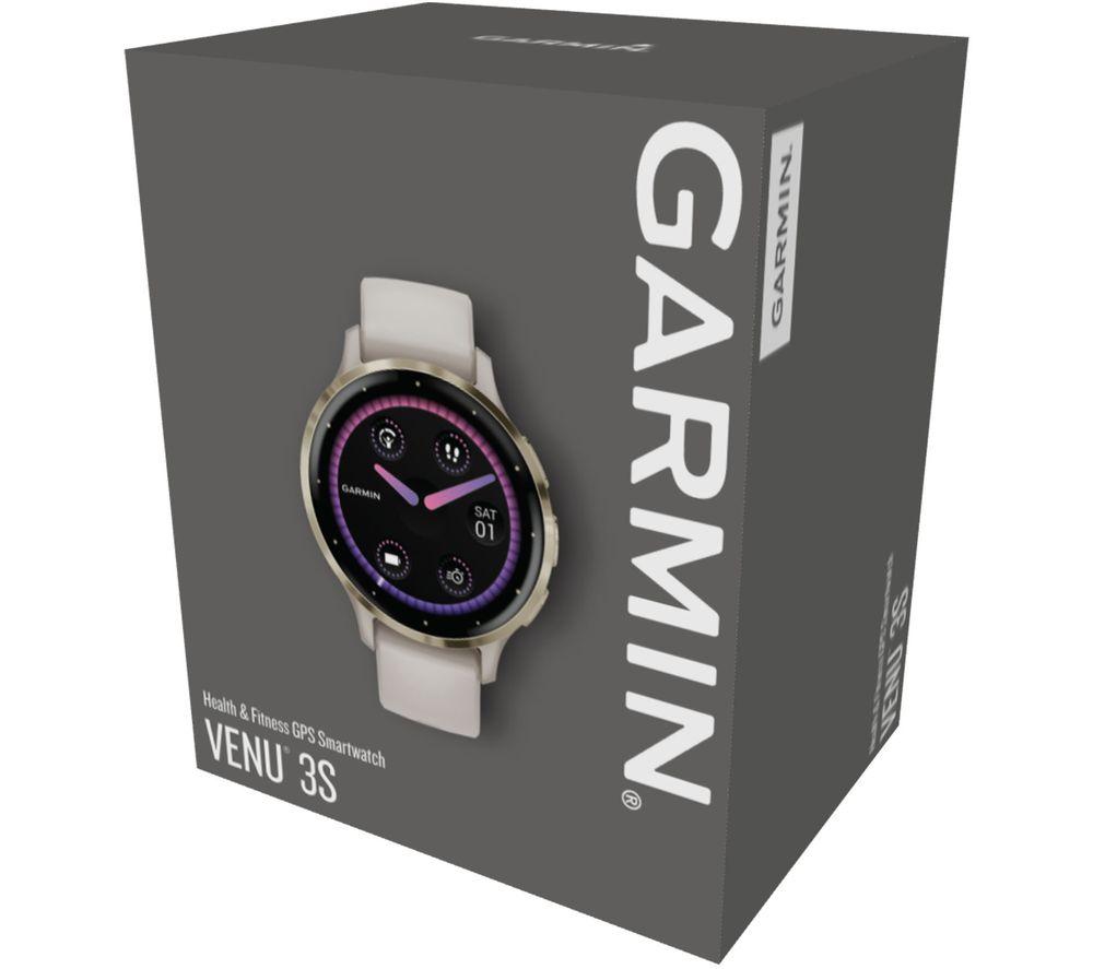 GARMIN Venu 3S - Dorado suave y Marfil