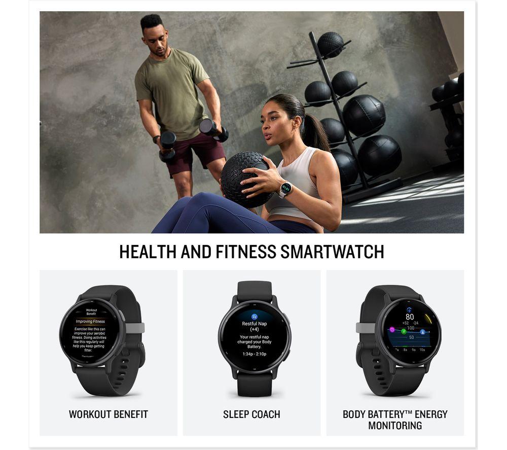GARMIN vivoactive 5 Smartwatch – Cremegold & Elfenbein