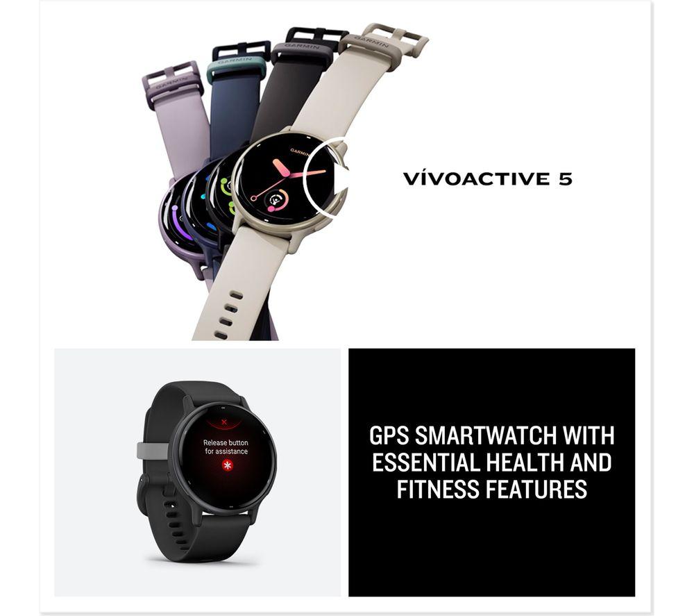 GARMIN vivoactive 5 Smartwatch – Cremegold & Elfenbein