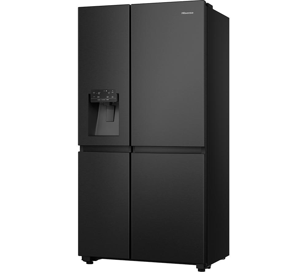 Frigorífico americano inteligente HISENSE PureFlat Infinite RS818N4IFE - Acero inoxidable negro