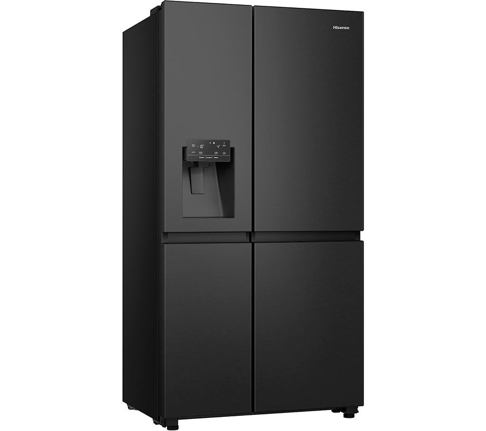 Frigorífico americano inteligente HISENSE PureFlat Infinite RS818N4IFE - Acero inoxidable negro