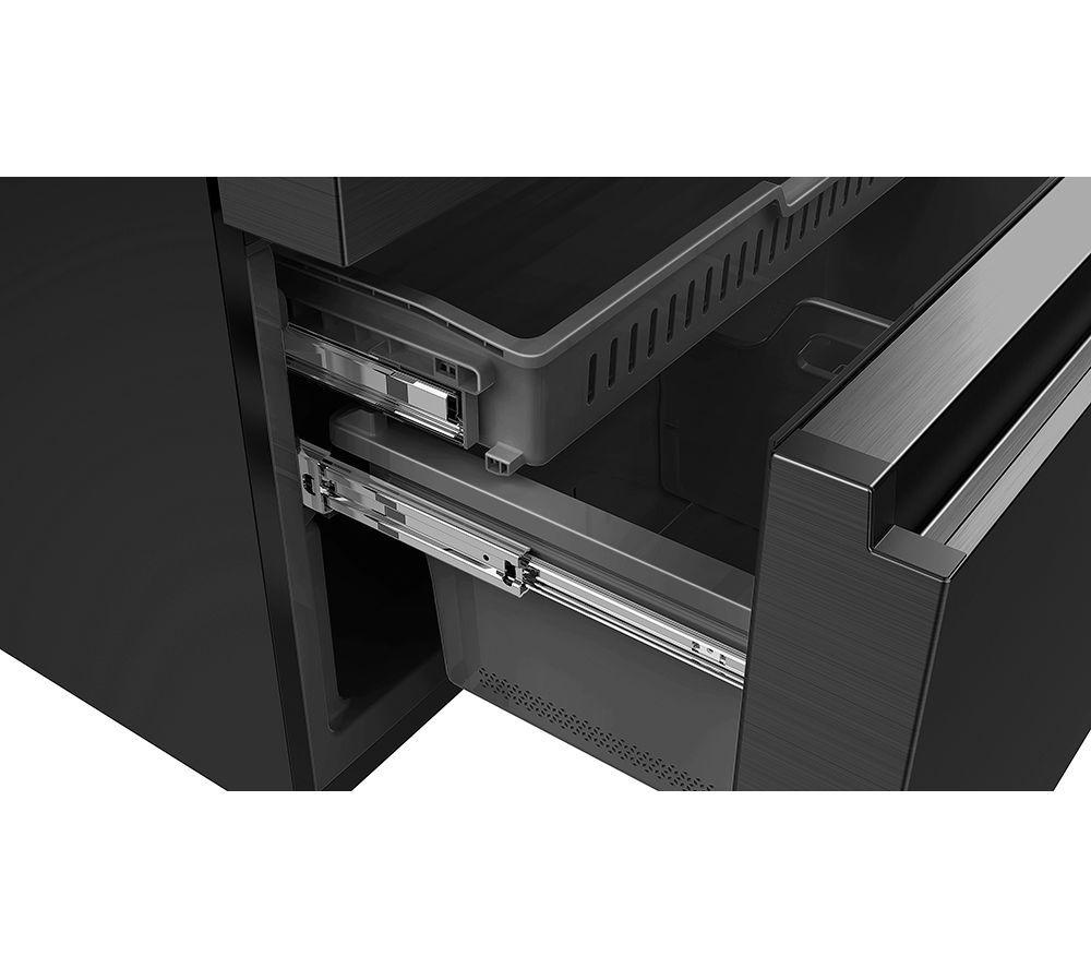 HISENSE PureFlat RF728N4SBFE Frigorífico Congelador Inteligente - Acero Inoxidable Negro