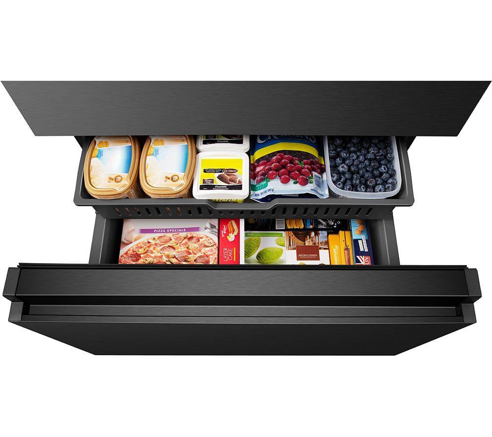 HISENSE PureFlat RF728N4SBFE Frigorífico Congelador Inteligente - Acero Inoxidable Negro