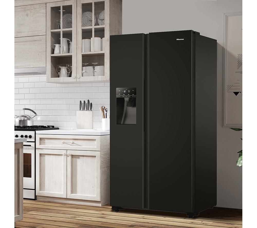 Frigorífico americano HISENSE PureFlat RS694N4TBE - Negro