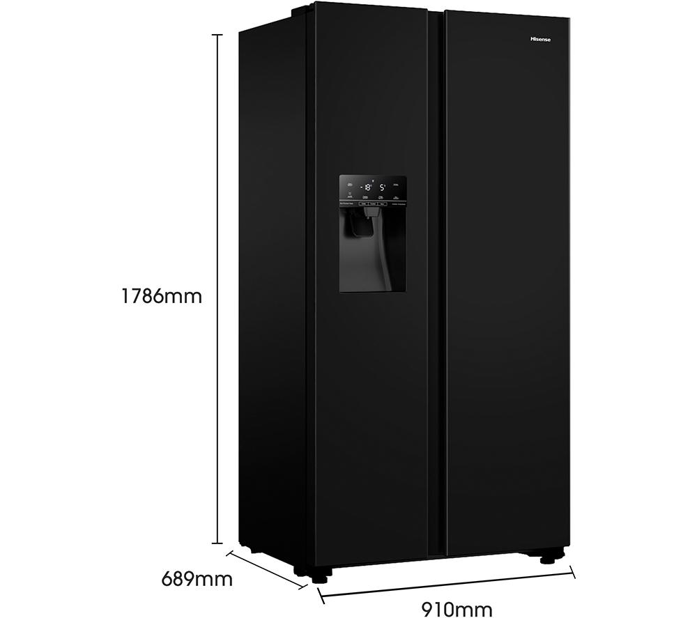 Frigorífico americano HISENSE PureFlat RS694N4TBE - Negro