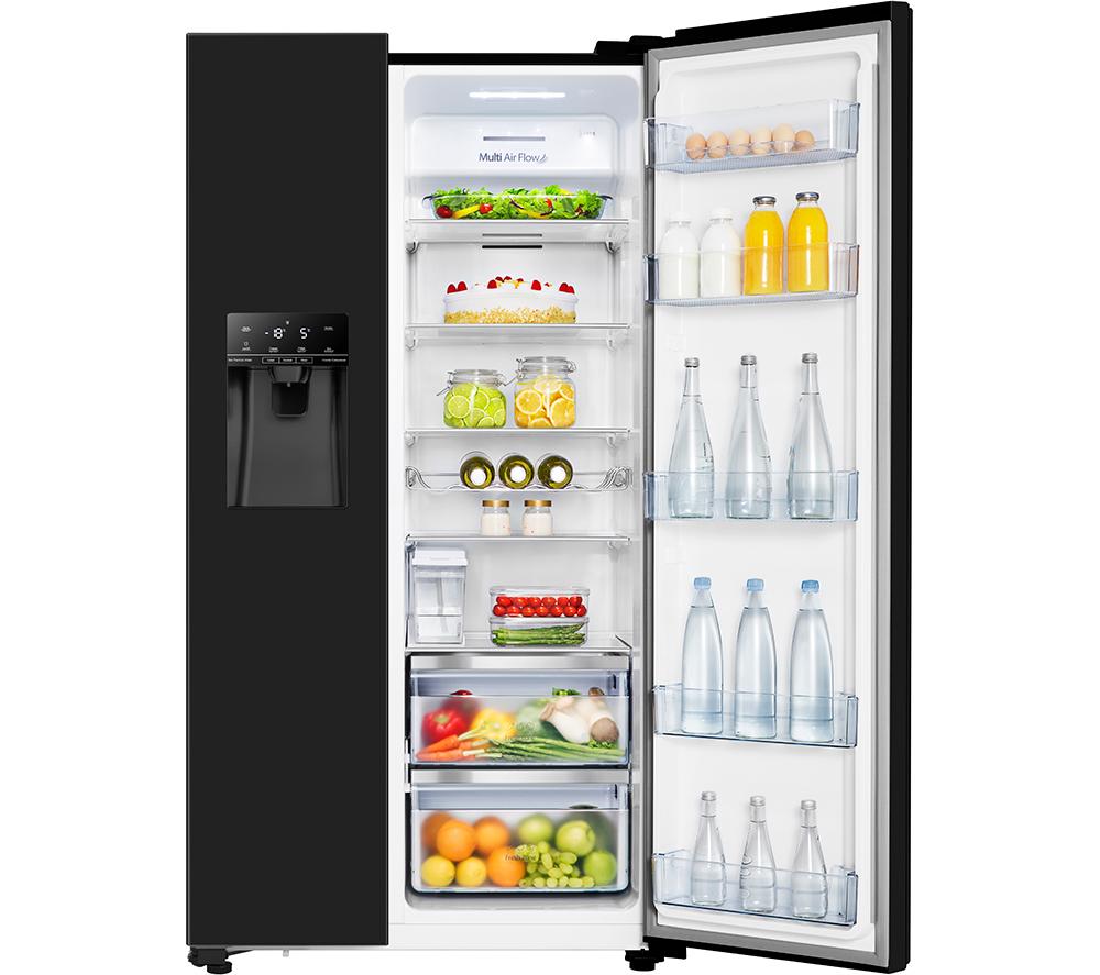Frigorífico americano HISENSE PureFlat RS694N4TBE - Negro