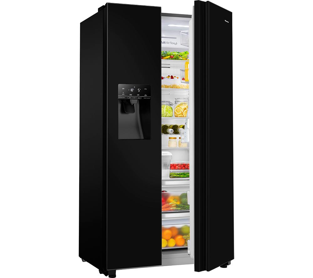 Frigorífico americano HISENSE PureFlat RS694N4TBE - Negro