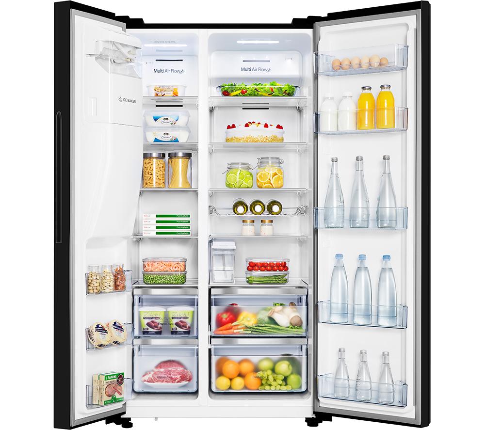 Frigorífico americano HISENSE PureFlat RS694N4TBE - Negro