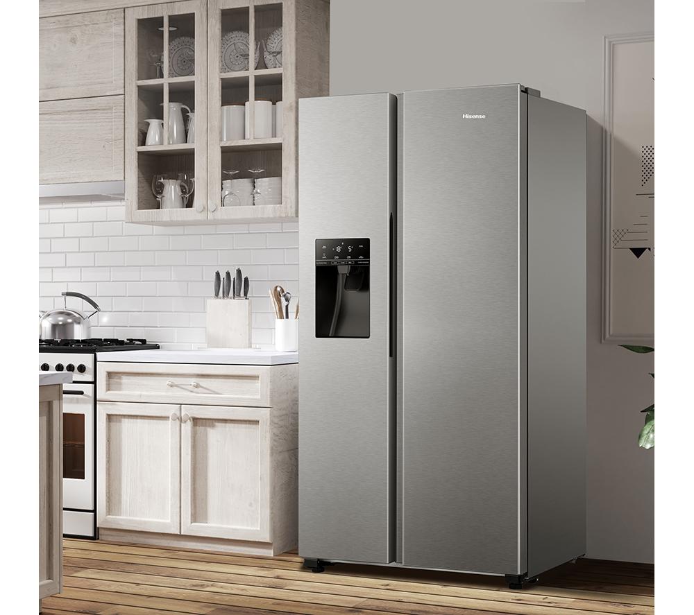 HISENSE PureFlat RS694N4TIE Frigorífico Americano - Acero Inoxidable