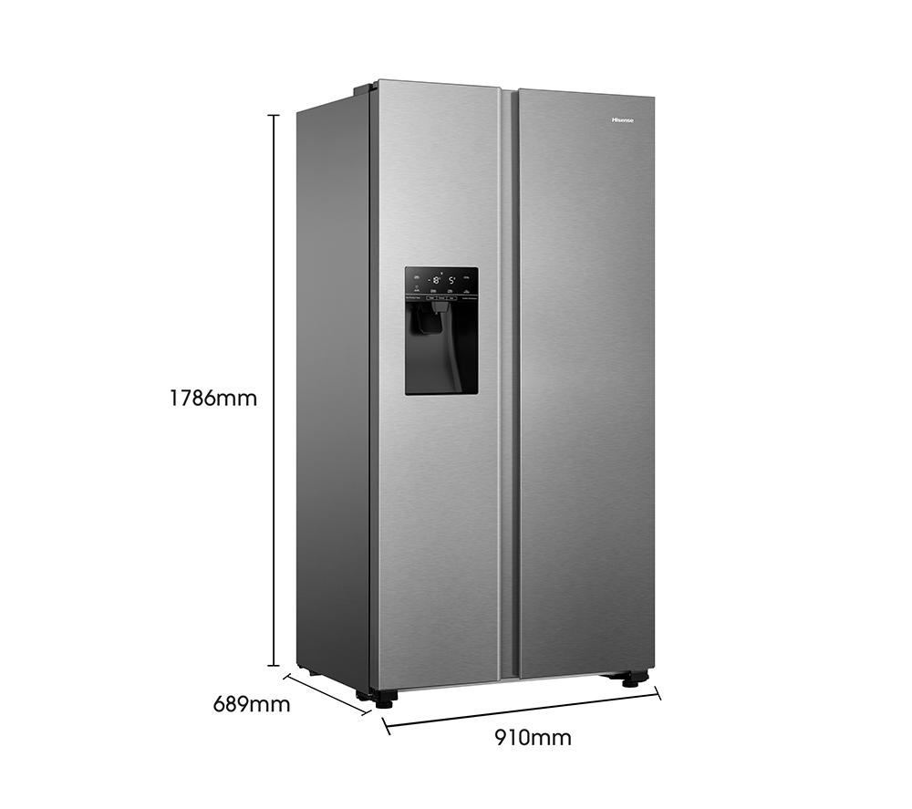 HISENSE PureFlat RS694N4TIE Frigorífico Americano - Acero Inoxidable