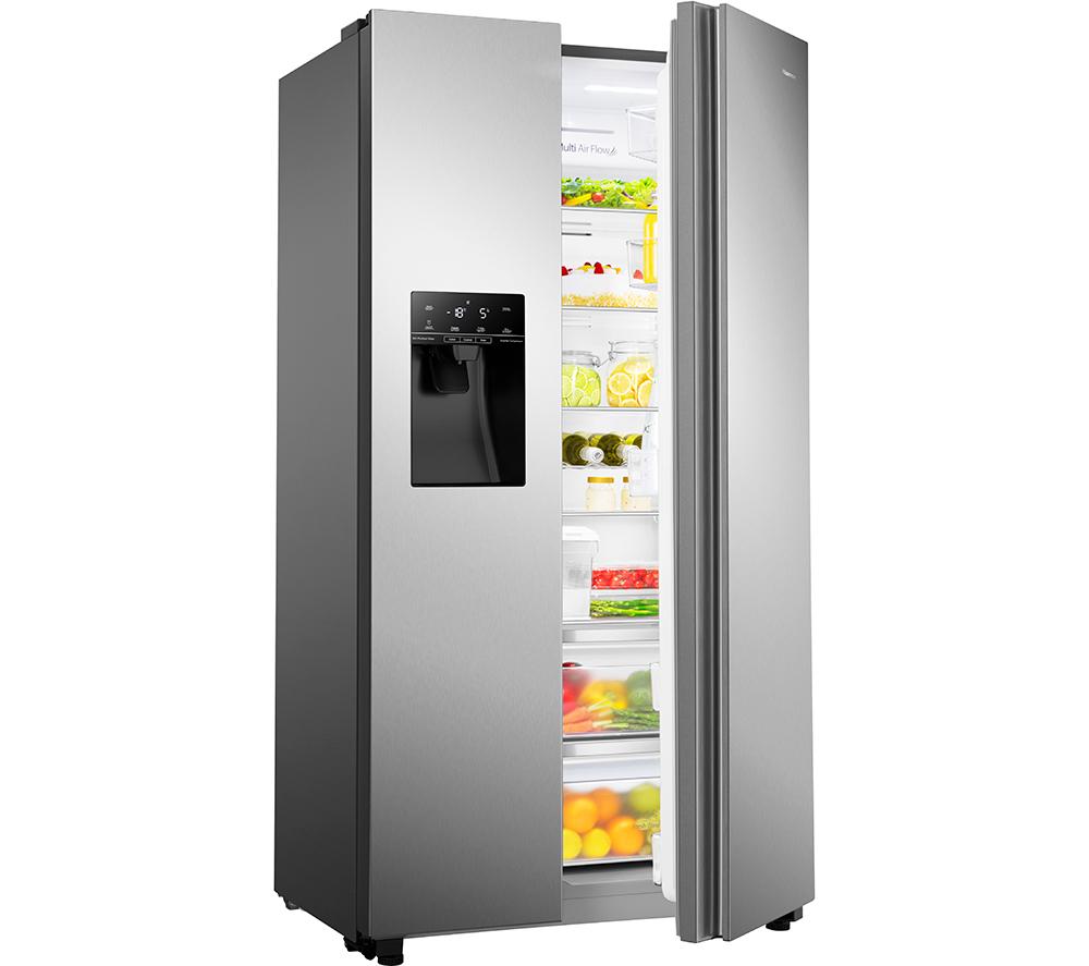 HISENSE PureFlat RS694N4TIE Frigorífico Americano - Acero Inoxidable