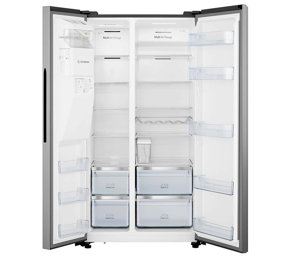 HISENSE PureFlat RS694N4TIE Frigorífico Americano - Acero Inoxidable