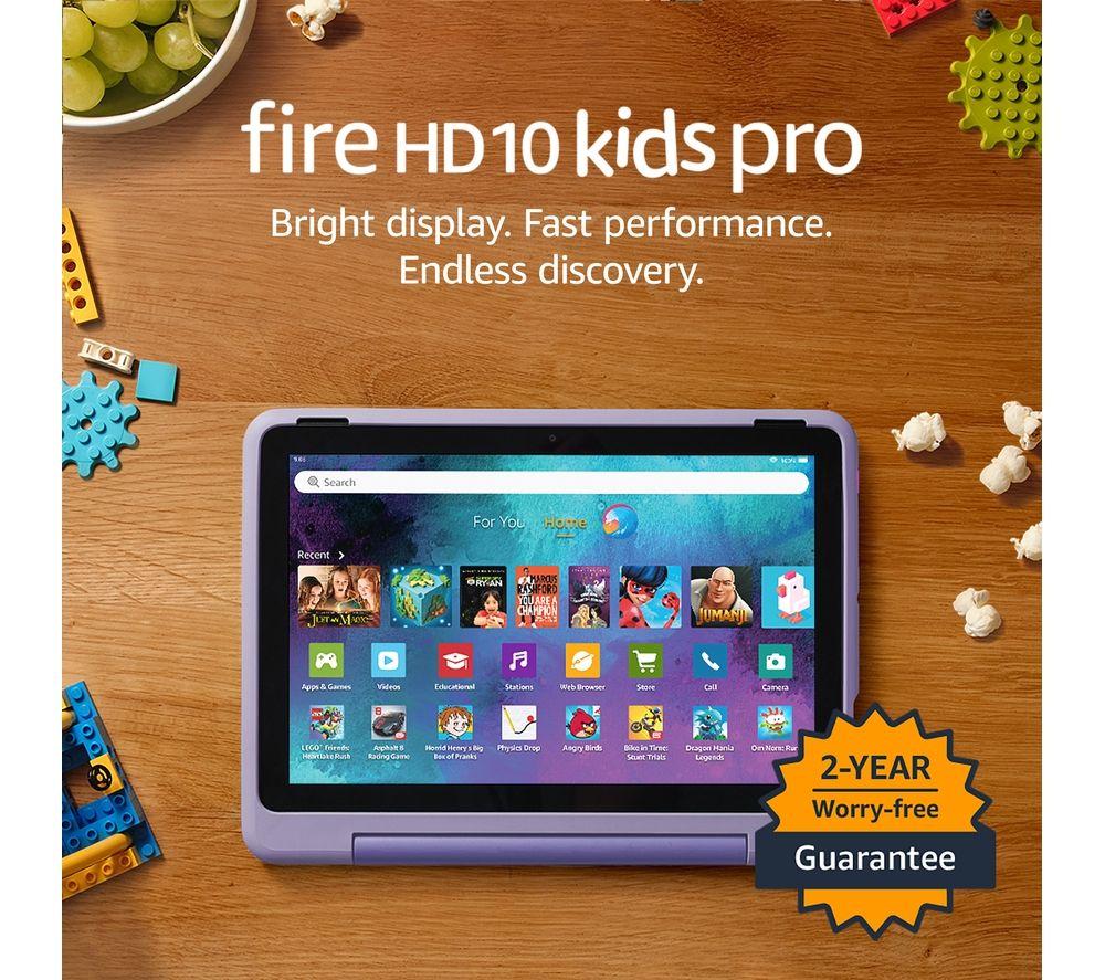 Tablet AMAZON Fire HD10 Kids Pro de 10.1” (edades de 6 a 12 años) (2023) – 32 GB, Happy Day