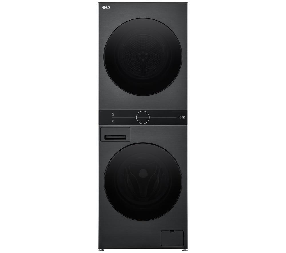 LG WashTower WT1210BBTN1 WiFi-enabled 12 kg Washer Dryer - Black