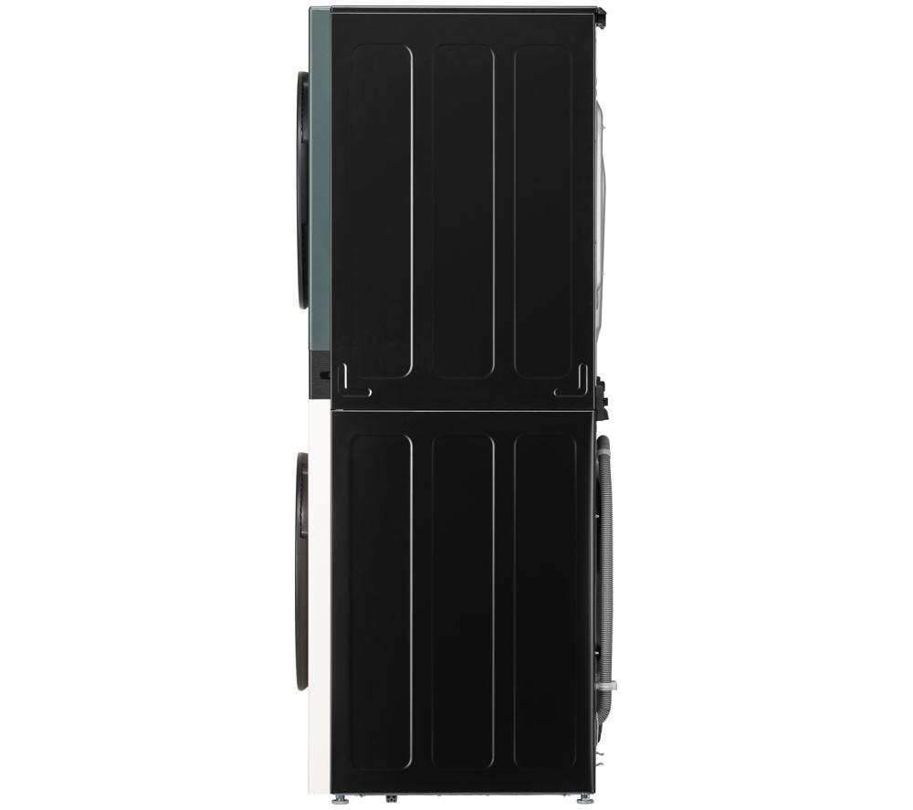 LG WashTower AI Direct Drive WT1210NBTN1 WLAN-fähig 12 kg Waschtrockner – Grün & Beige