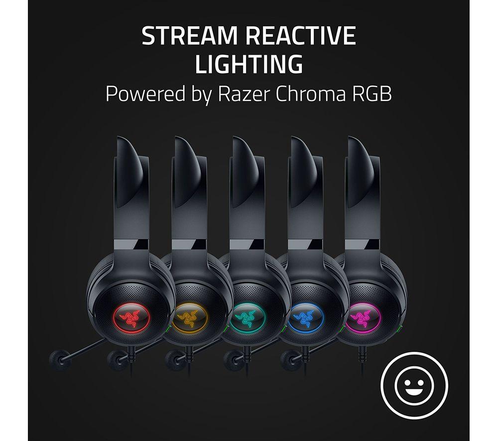 RAZER Kraken Kitty V2 Gaming-Headset - Schwarz