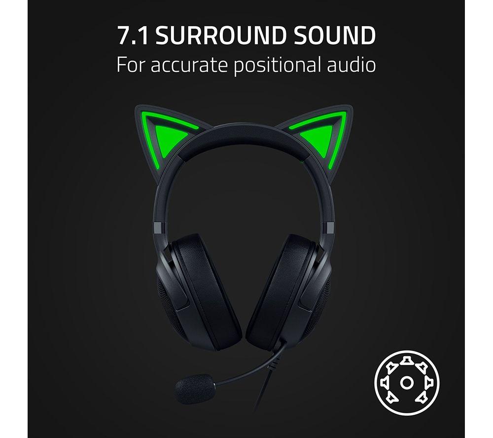 RAZER Kraken Kitty V2 Gaming-Headset - Schwarz