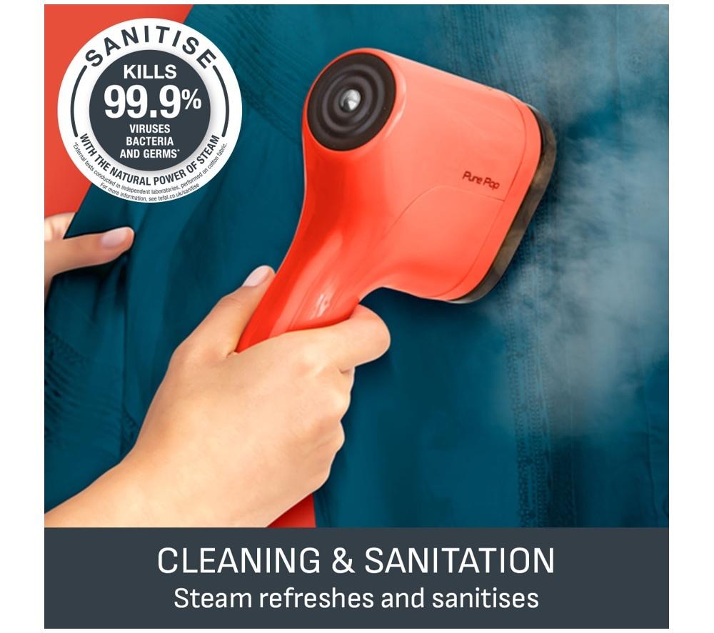 TEFAL Pure POP DT2022 Clothes Steamer - Coral