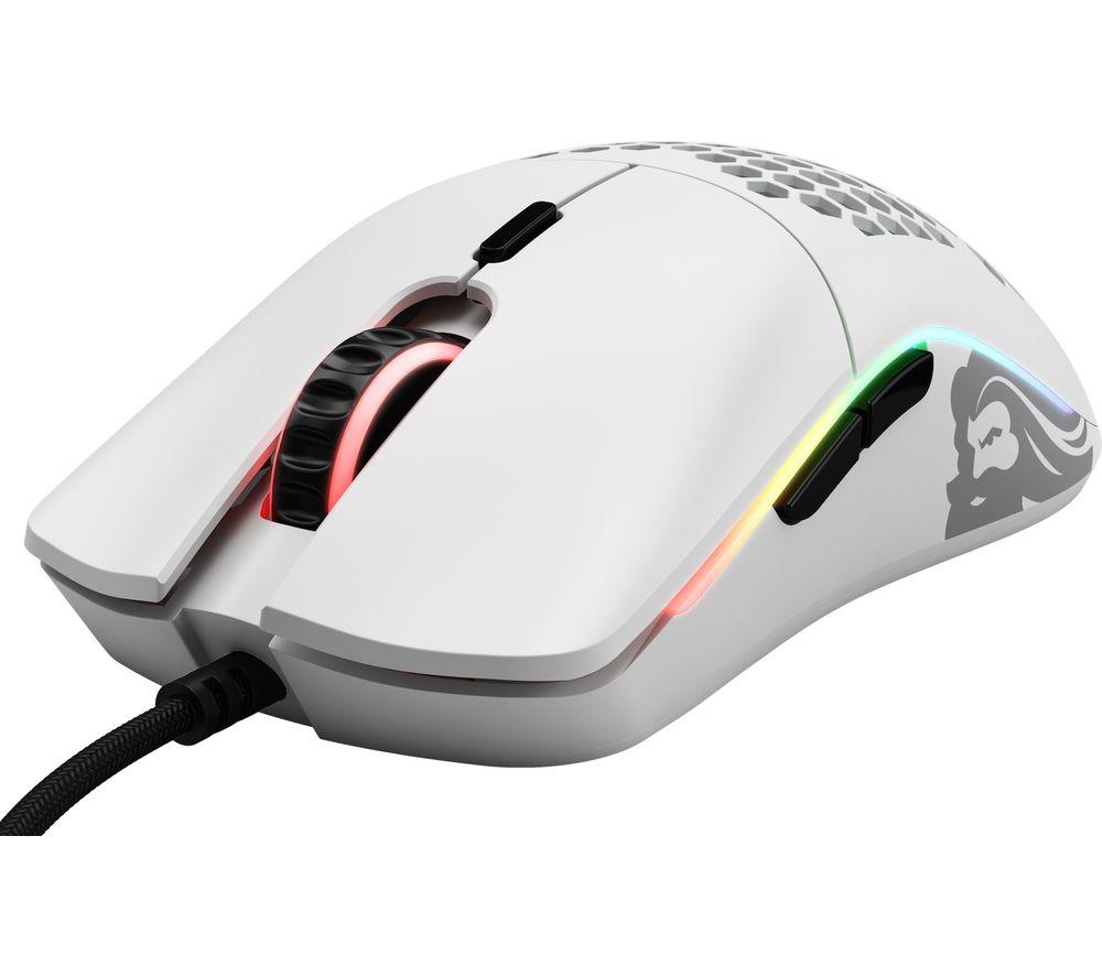GLORIOUS Model O RGB Optical Gaming Mouse - Matte White