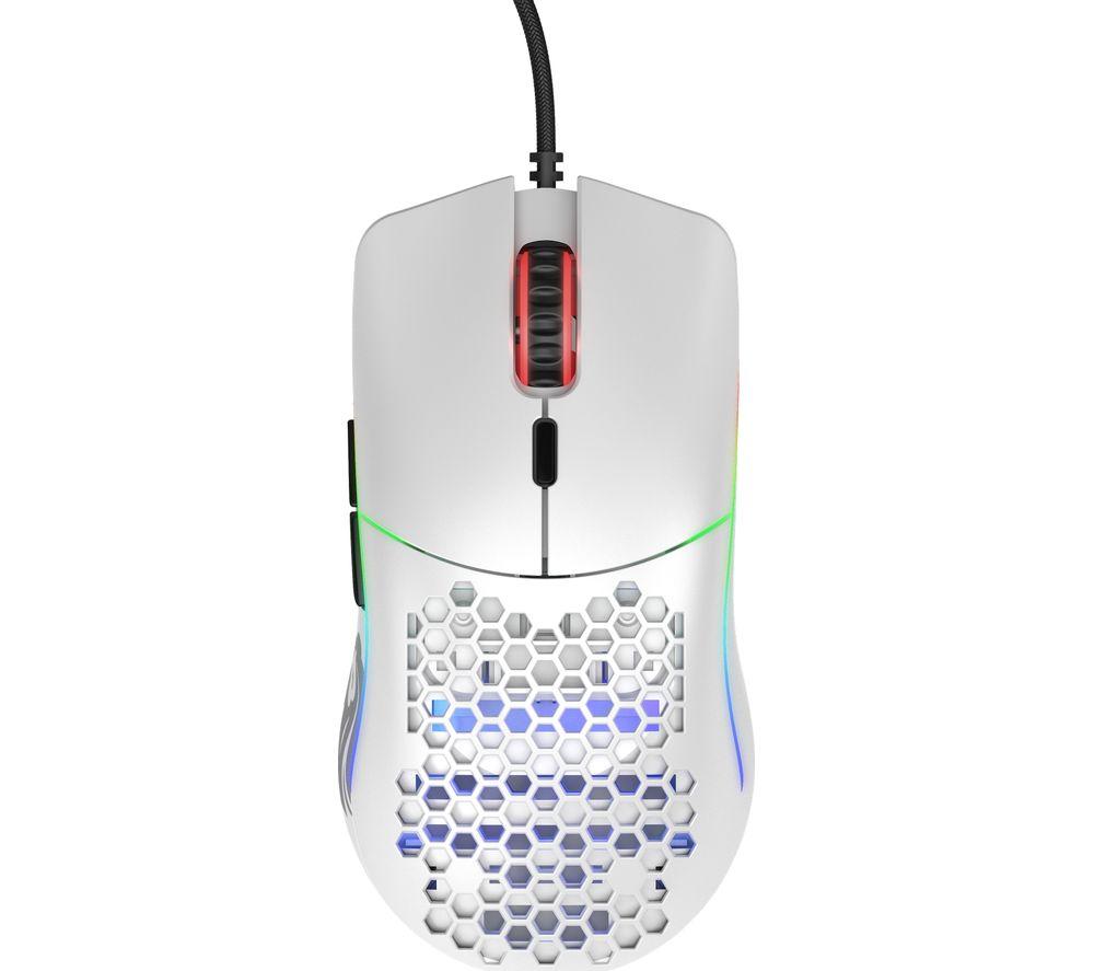GLORIOUS Model O RGB Optical Gaming Mouse - Matte White