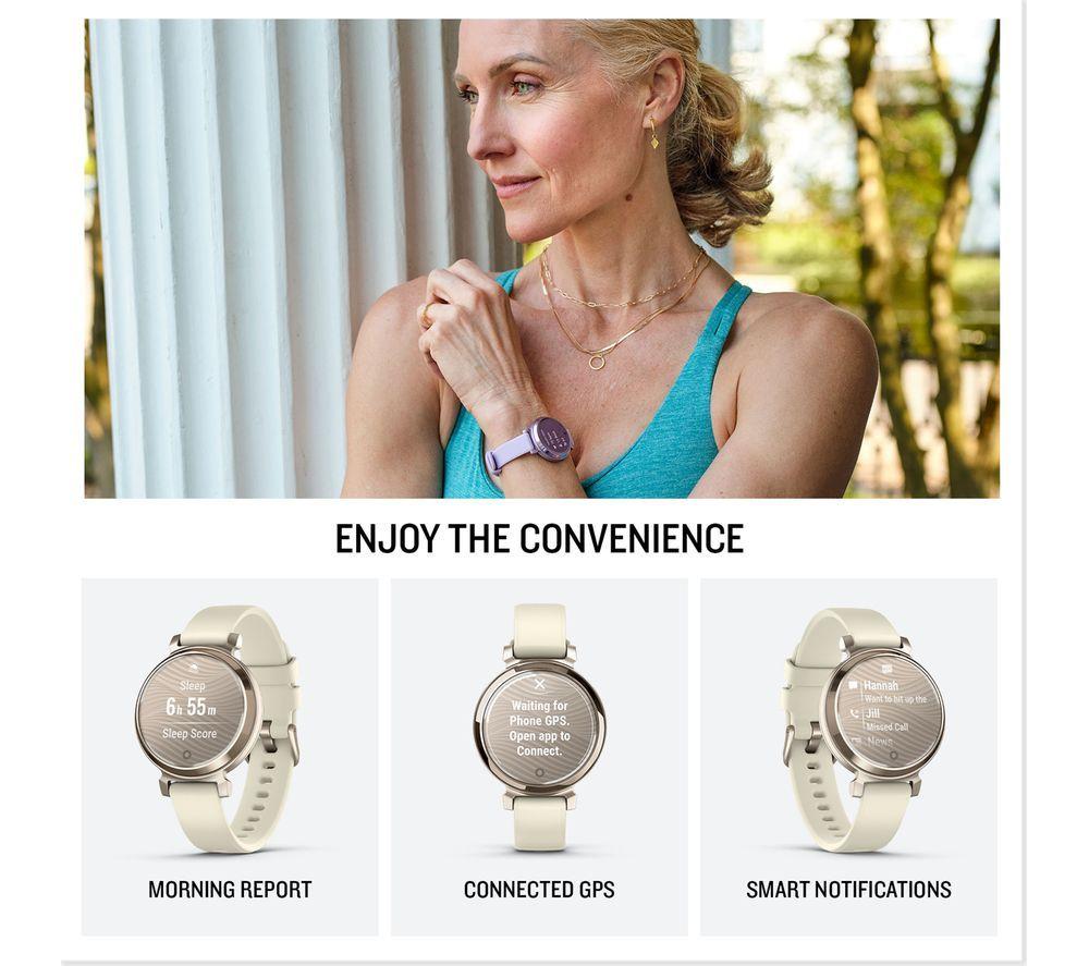 GARMIN Lily 2 Smart Watch - Cream Gold