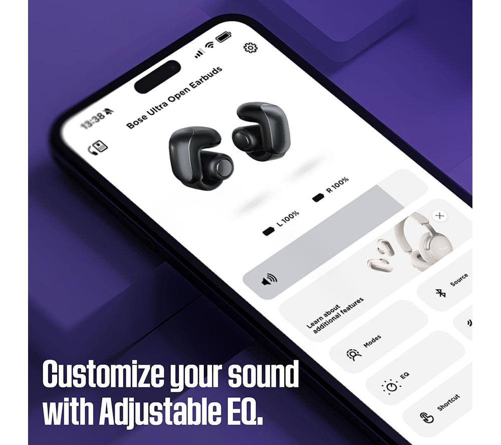 Audífonos inalámbricos Bluetooth Bose Ultra Open - Negros