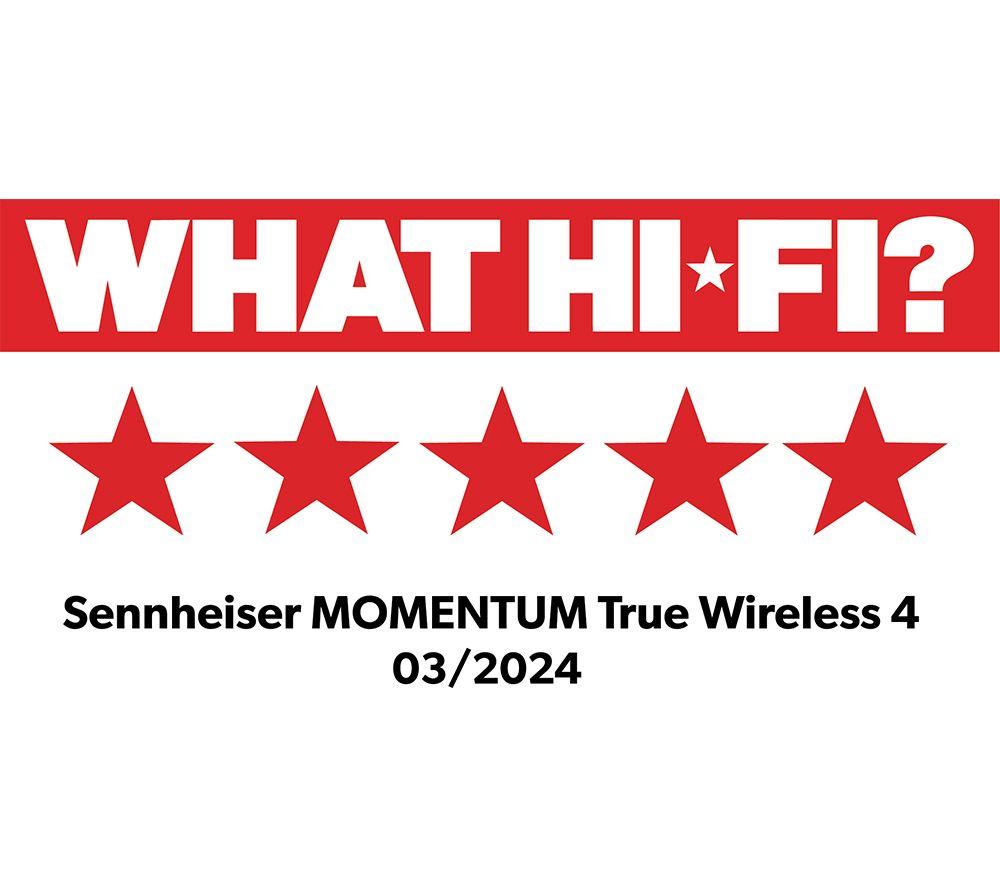 SENNHEISER Momentum MTW4 Wireless Bluetooth Noise-Cancelling Sports Earbuds - Black & Graphite