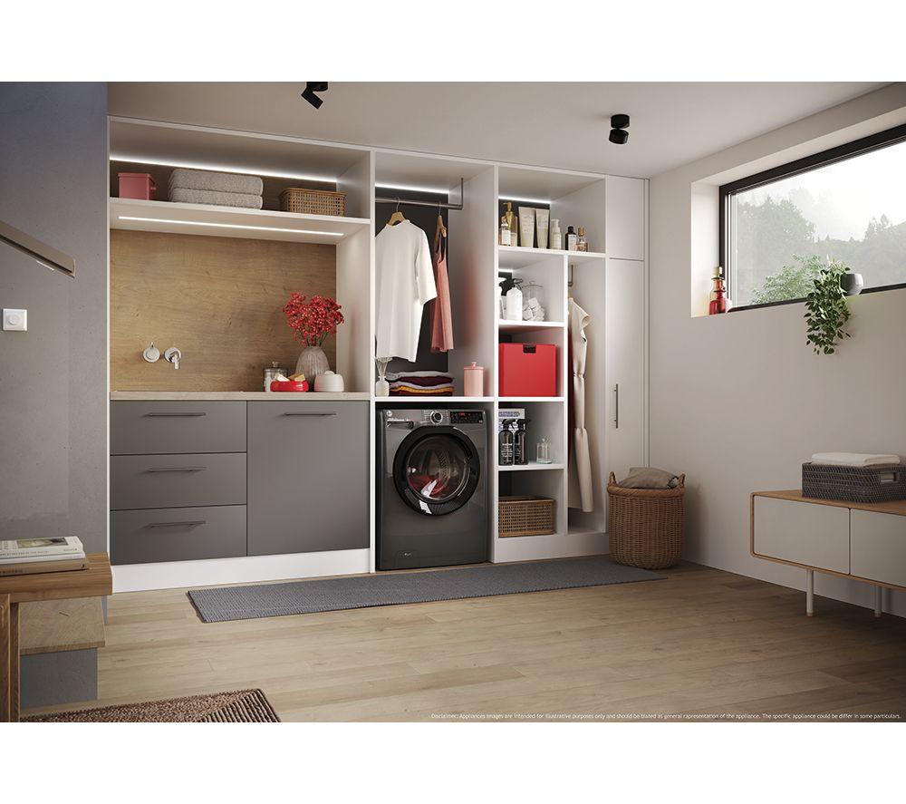 HOOVER H Wash 350 H3DPS6966TAMBR80 Lavasecadora WiFi de 9 kg - Grafito